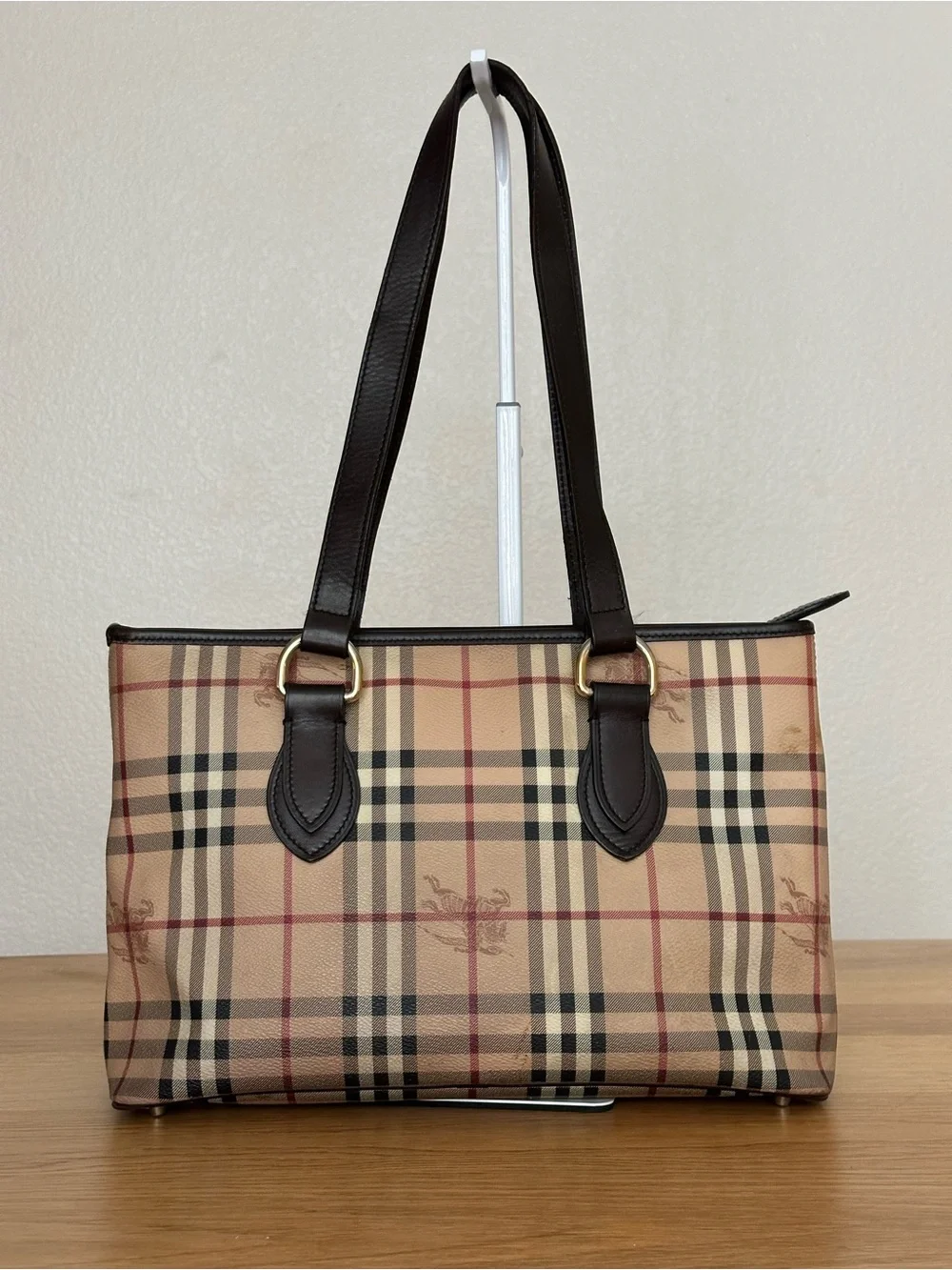 Burberry Zipper Tote Bag